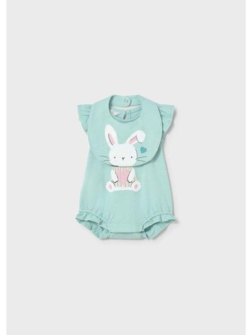 Mayoral Mayoral Girls Romper & Bib