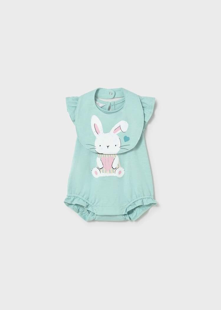 Mayoral Mayoral Girls Romper & Bib