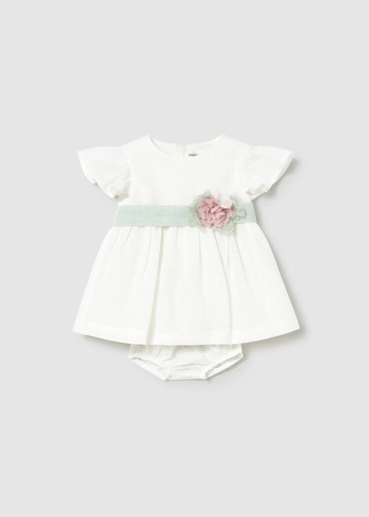 Mayoral Mayoral Girls Dress with Belt & Panty