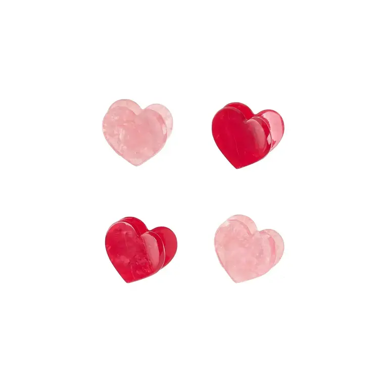 Rockahula Rockahula Love Heart 4 Claw Clips
