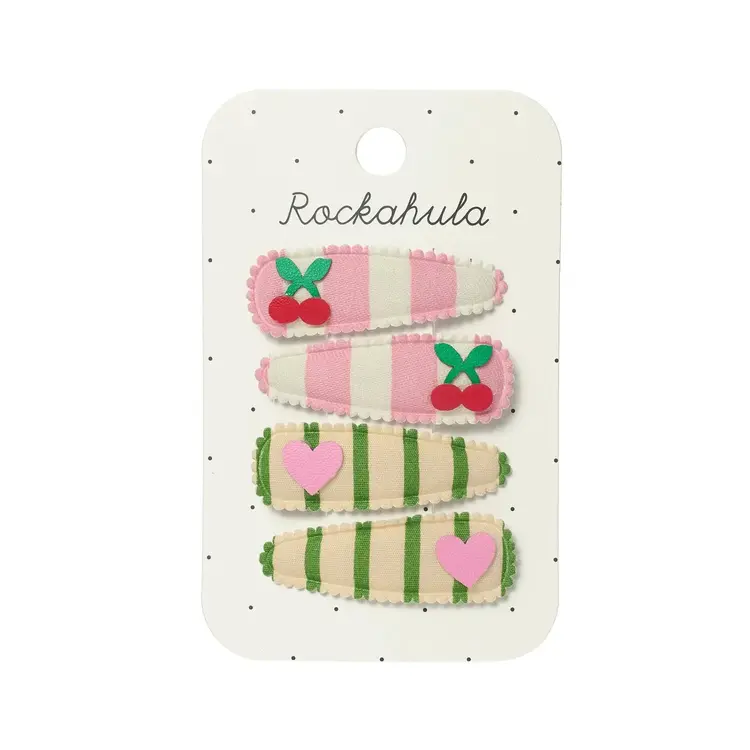 Rockahula Rockahula Cherry Kiss Fabric 4 Clips