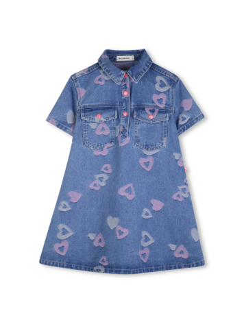Billieblush Robe en Denim Billieblush Fille