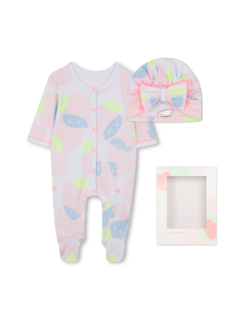 Billieblush Billieblush Girls Bonnet & Pyjamas Set