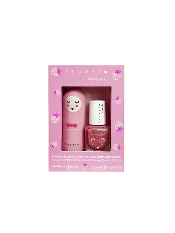 inuwet Duo Rose Pâle Vernis & Baume Inuwet