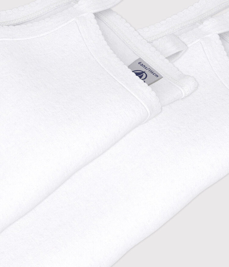 Petit Bateau Lot de 2 Camisoles à Bretelles Petit Bateau Fille