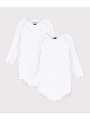 Petit Bateau Lot de 2 Bodies Petit Bateau Unisexe