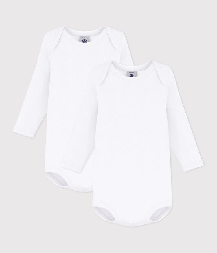Petit Bateau Lot de 2 Bodies Petit Bateau Unisexe