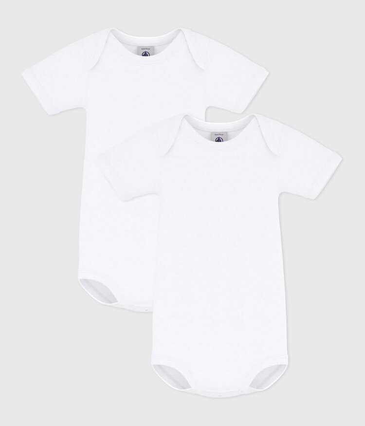 Petit Bateau Lot de 2 Bodies Petit Bateau Unisexe
