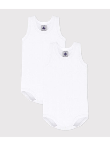 Petit Bateau Lot de 2 Bodies Petit Bateau Garçon