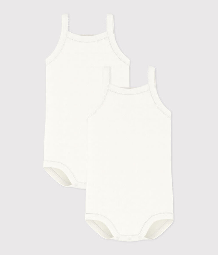 Petit Bateau Petit Bateau Girls 2 Bodies Set