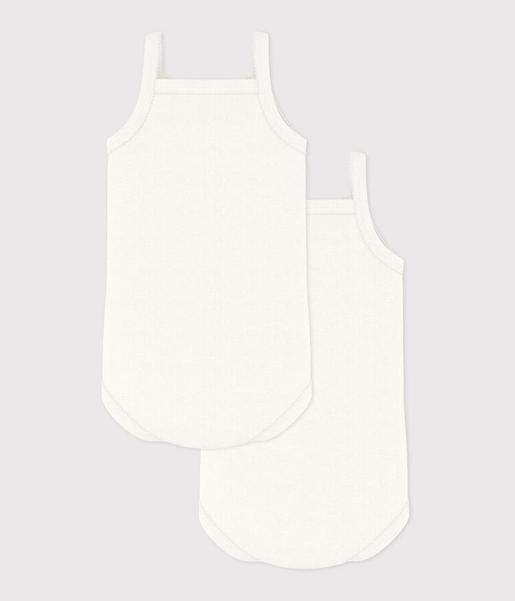 Petit Bateau Lot de 2 Bodies Petit Bateau Fille