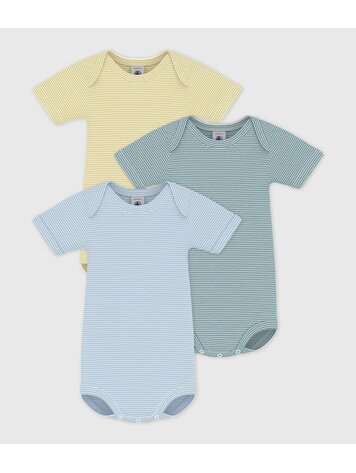 Petit Bateau Petit Bateau Boys 3 Bodies Set