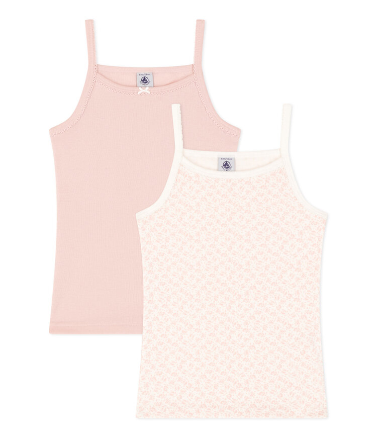Petit Bateau Petit Bateau Girl's Set of 2 Tank Top