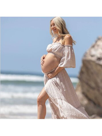 Angel Maternity Angel Maternity 2Pcs Dress