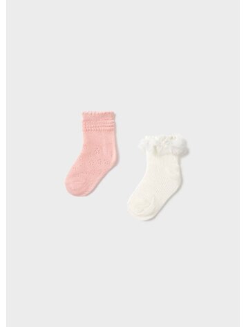 Mayoral Lot de 2 Paires Chaussettes Mayoral Fille