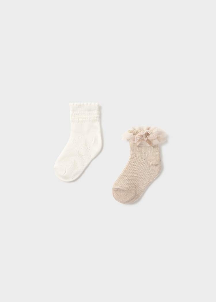 Mayoral Lot de 2 Paires Chaussettes Mayoral Fille