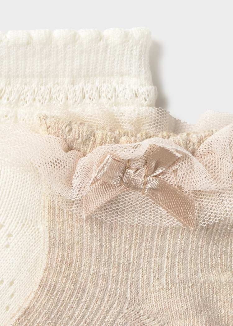 Mayoral Lot de 2 Paires Chaussettes Mayoral Fille