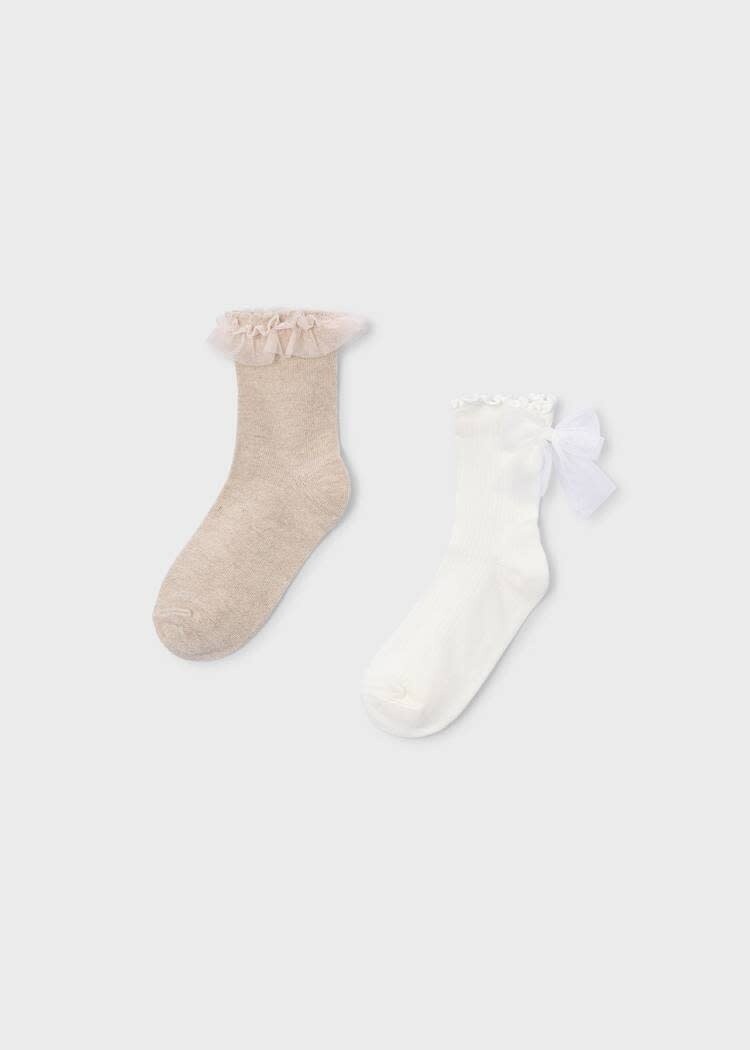Mayoral Lot de 2 Paires Chaussettes Mayoral Fille