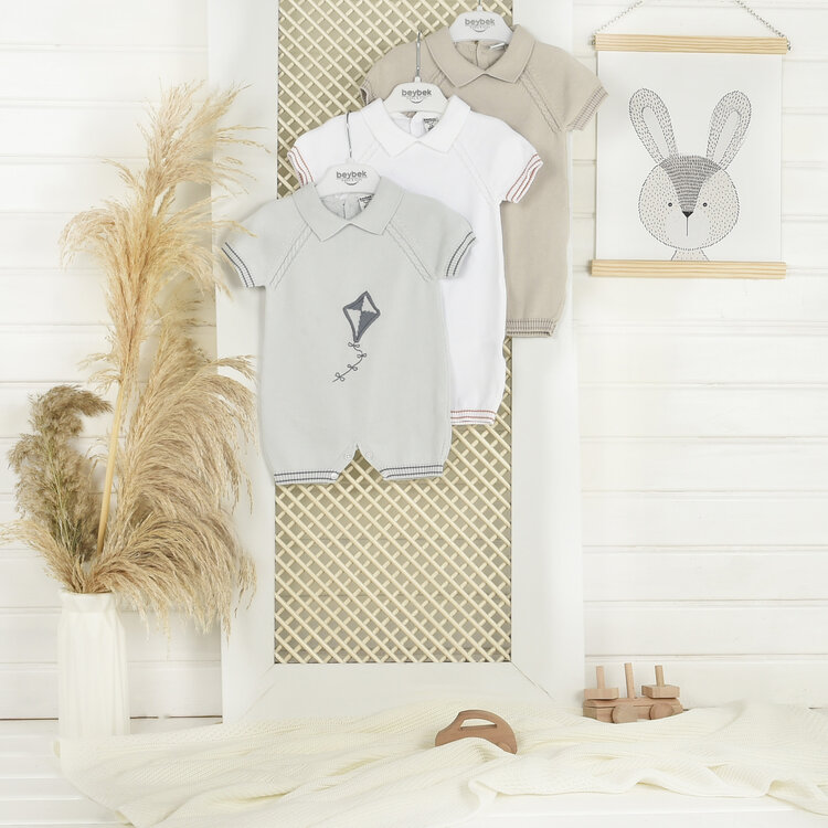 Baby Cosy Combi-Court Tricot Baby Cosy Garçon