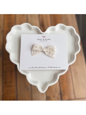 Kait + Kids Kait + Kids Mini Lace Heart Headband