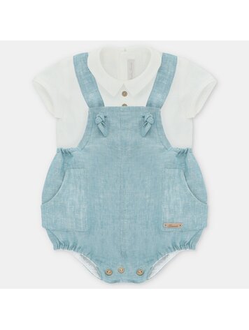 Martin Aranda Martin Aranda Boys Shirt & Overalls Set