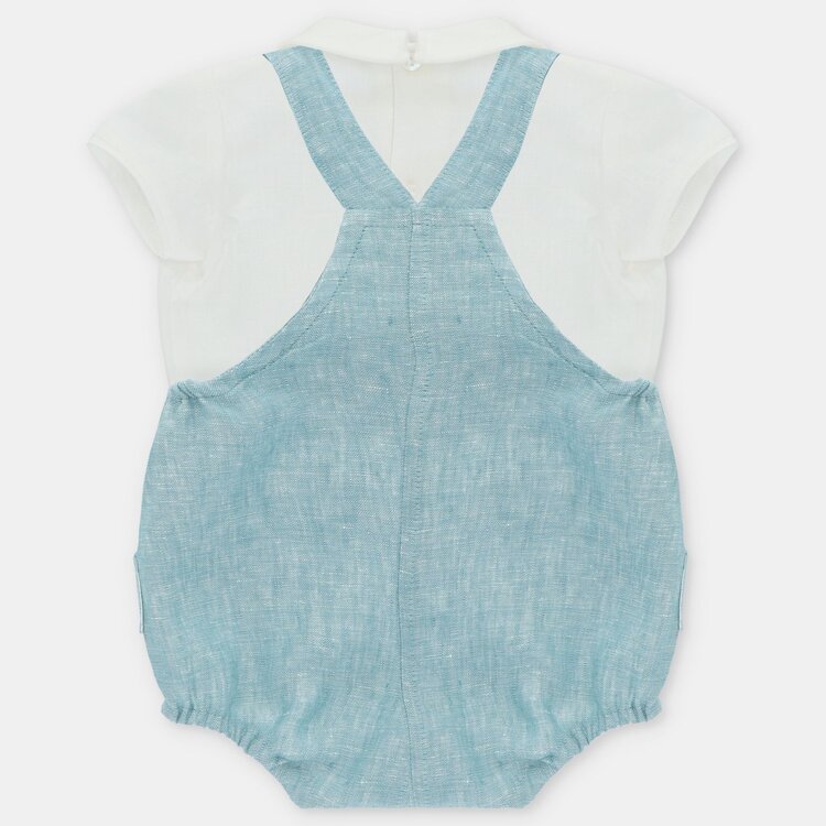 Martin Aranda Martin Aranda Boys Shirt & Overalls Set