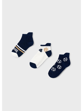 Mayoral Lot 3 Paires Chaussettes Mayoral Garçon