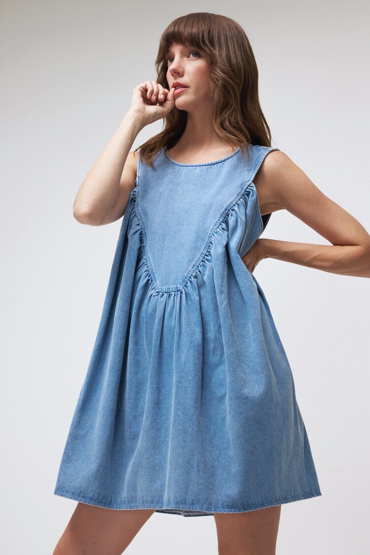 Lara Daisy Lara Daisy Mini Denim Dress