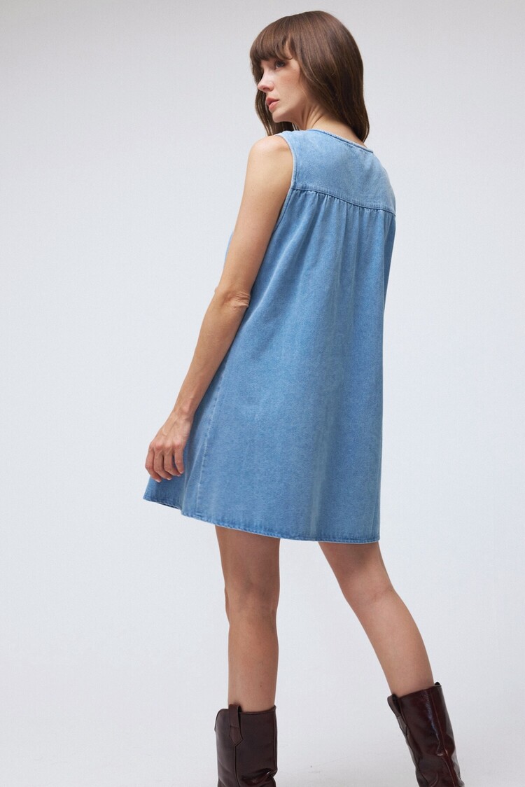 Lara Daisy Lara Daisy Mini Denim Dress