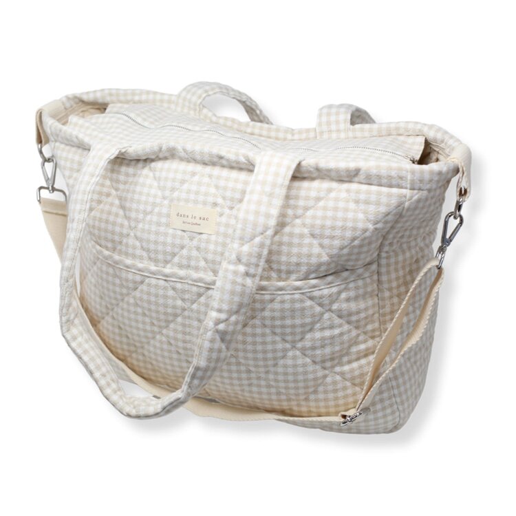 dans le sac Dans le Sac Gingham Diaper Bag
