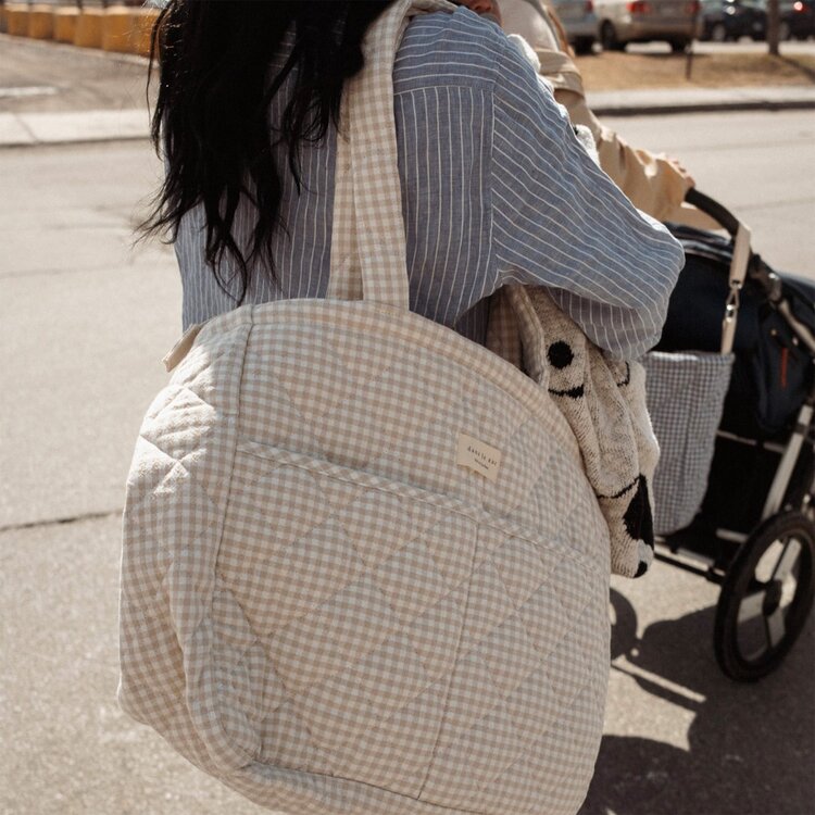 dans le sac Dans le Sac Gingham Diaper Bag