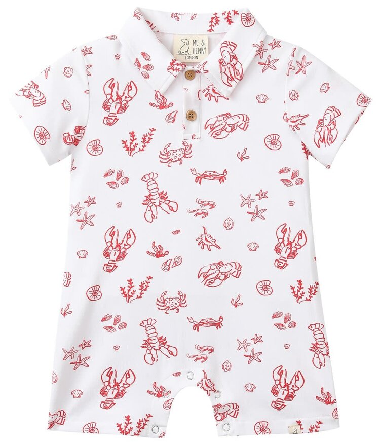 Me & Henry Me & Henry Boys Romper