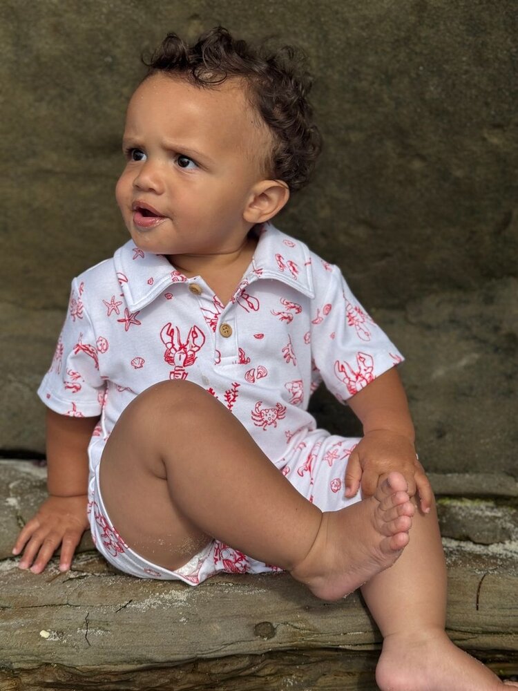 Me & Henry Me & Henry Boys Romper