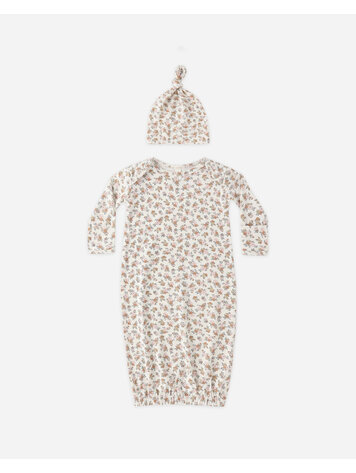 QUINCY MAE Quincy Mae Girls Baby Gown & Bonnet Set