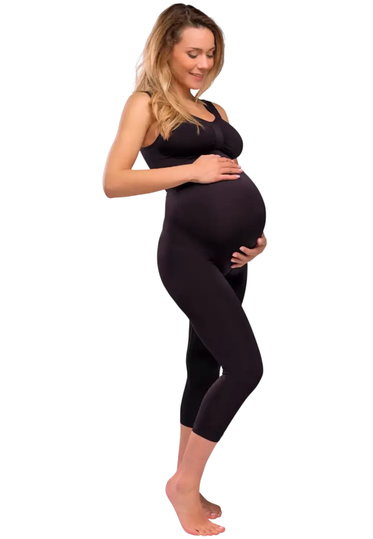 Carriwell Leggings de Grossesse 3/4 à Maintien Carriwell