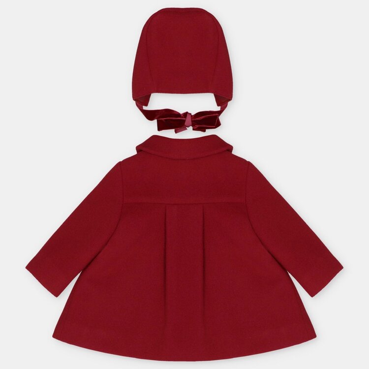 Martin Aranda Martin Aranda Girls Coat & Bonnet
