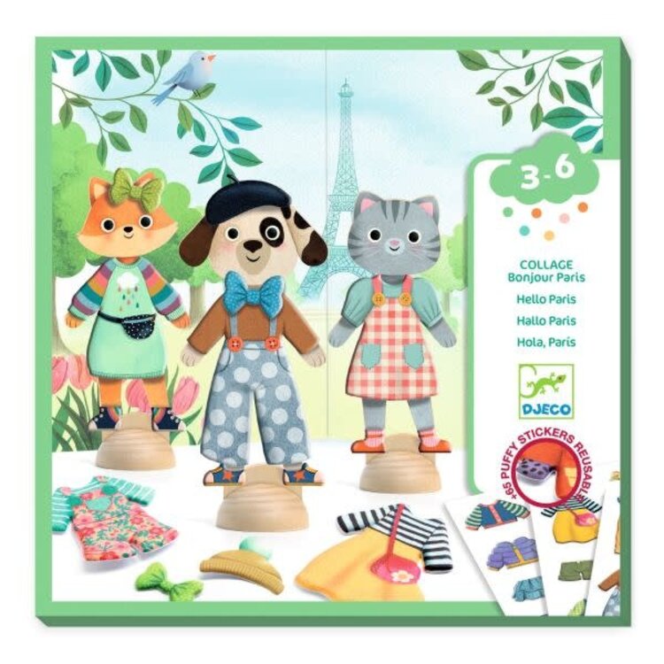 Djeco Djeco Hello Paris- Collages