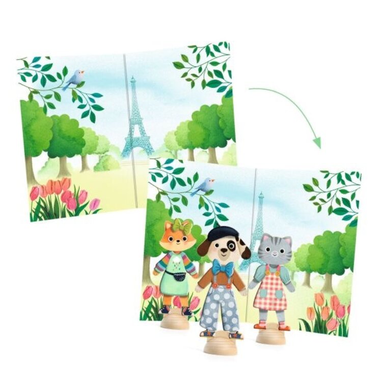 Djeco Djeco Hello Paris- Collages