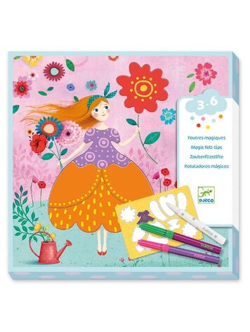 Djeco Djeco Magic Felt-Tips - Les jolies robes de Marie