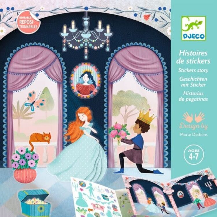 Djeco Histoires de Stickers - La Vie au Château Djeco