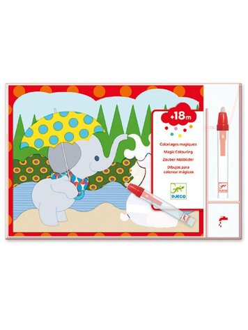 Djeco Coloriages magiques - Caché dehors Djeco