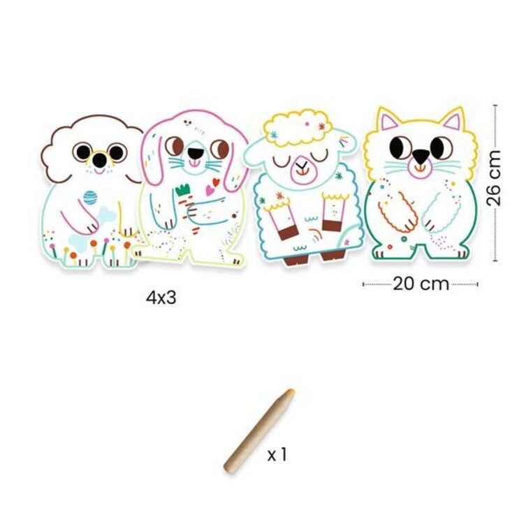 Djeco Coloriage - Animaux Familiers Djeco