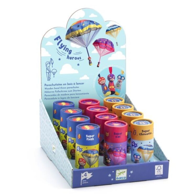 Djeco Parachutistes Flying Heroes Djeco