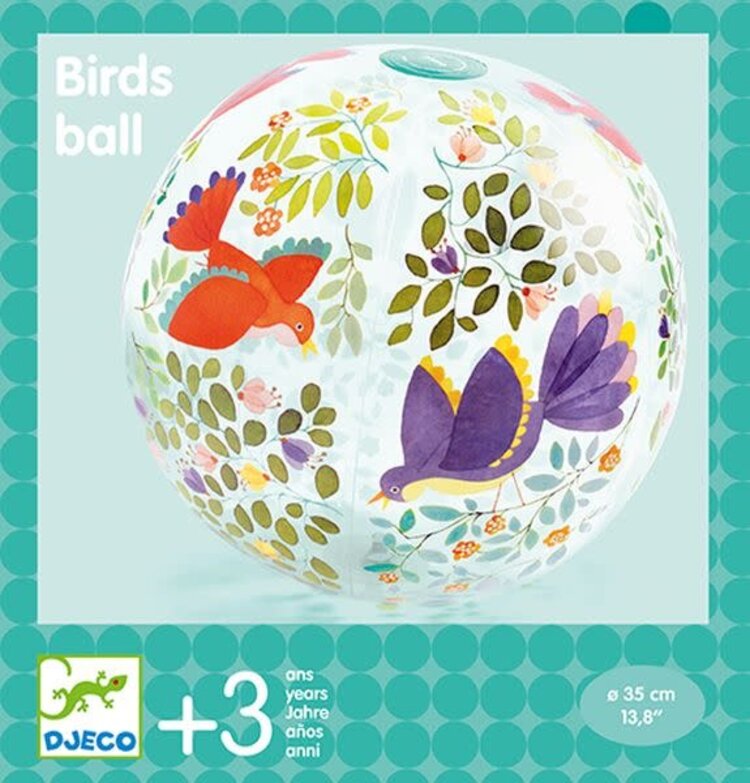 Djeco Djeco Beach Ball - Birds Ball