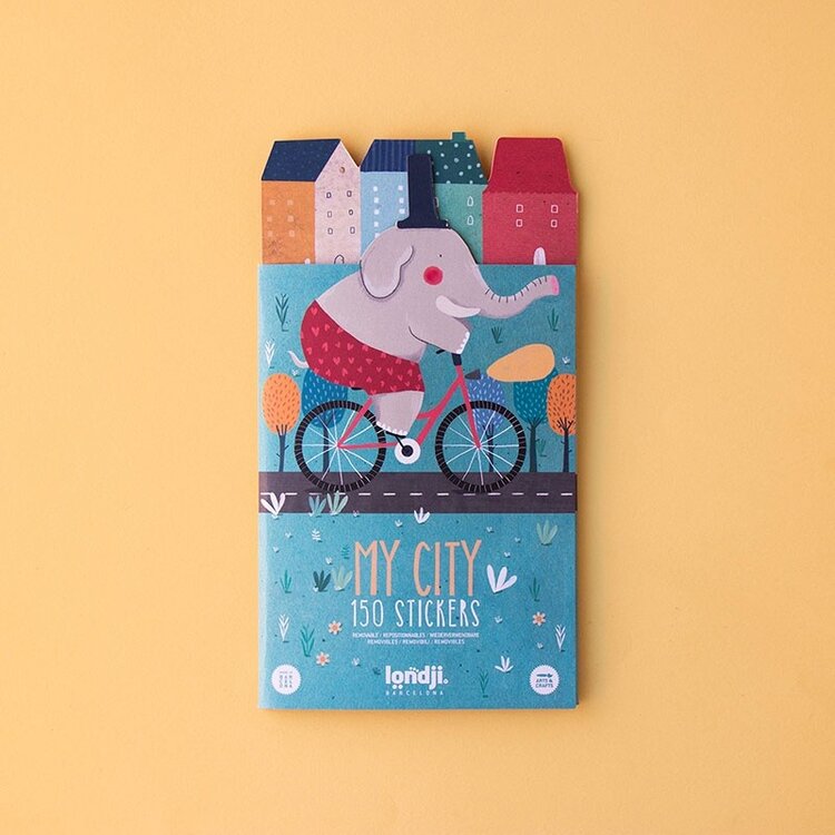 Londji Londji Sticker Activity Set - City, Sea & Space Mix