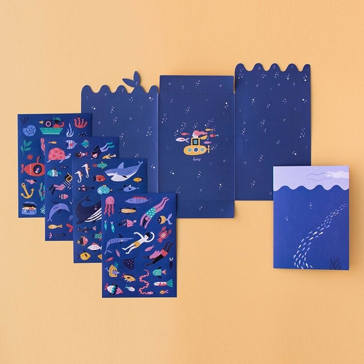 Londji Londji Sticker Activity Set - City, Sea & Space Mix
