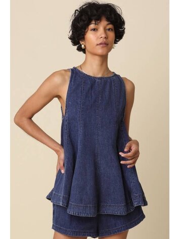 Olivaceous Olivaceous Denim Top