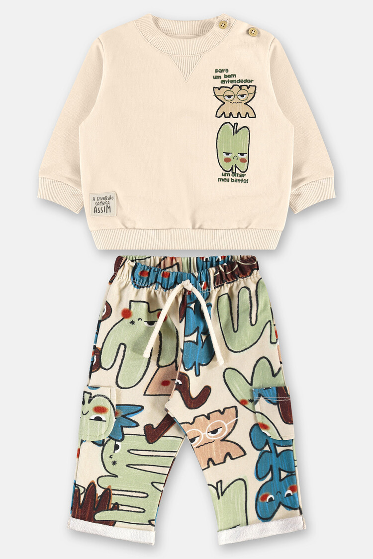 Três e Já Três E Já Boys 2 Pcs Set