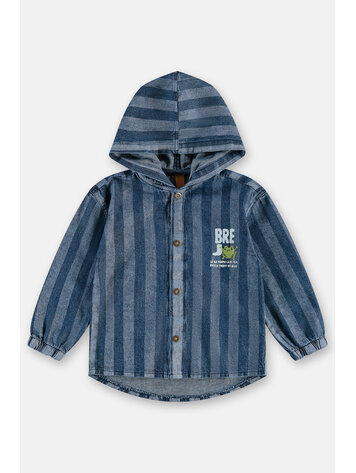 Três e Já Très E Já Boys Hooded Shirt