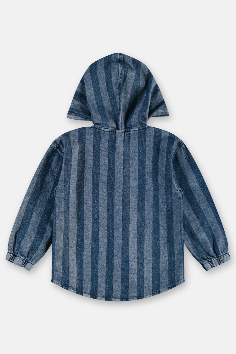Três e Já Très E Já Boys Hooded Shirt